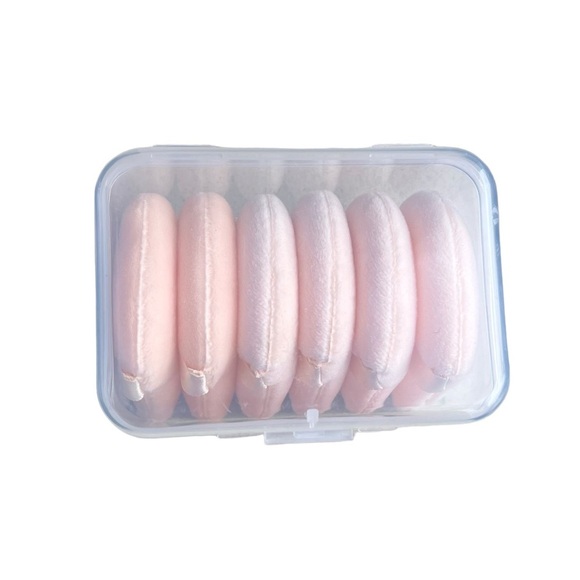 NIB Miss Lil 6-Piece Beige Powder Puff Make-up Set - Picture 5 of 9